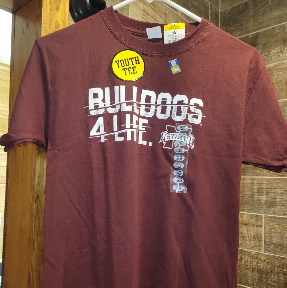 Maroon Bulldogs 4 Life Youth Tee